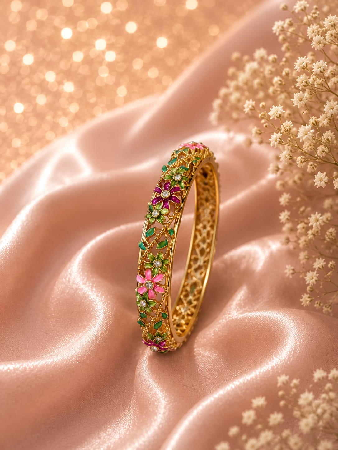 Elegant Floral Bracelet