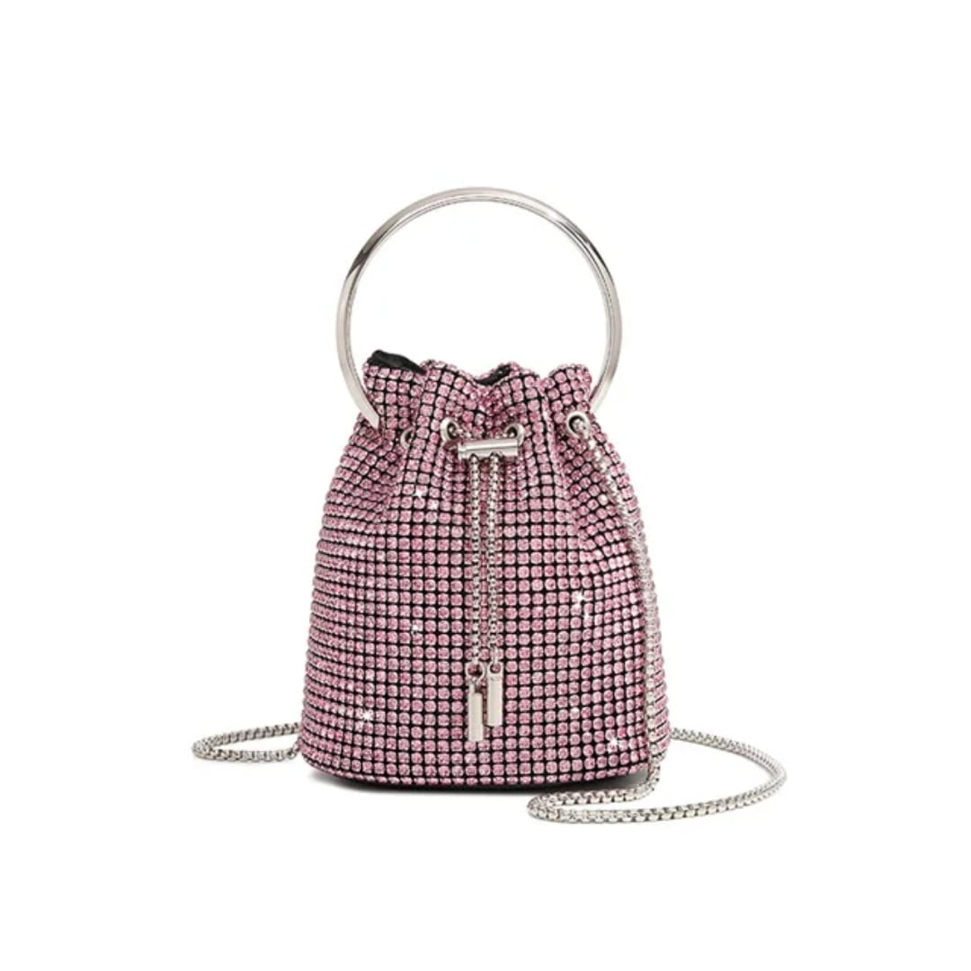Pink Luxury Rhinestone Potli Bag ✨