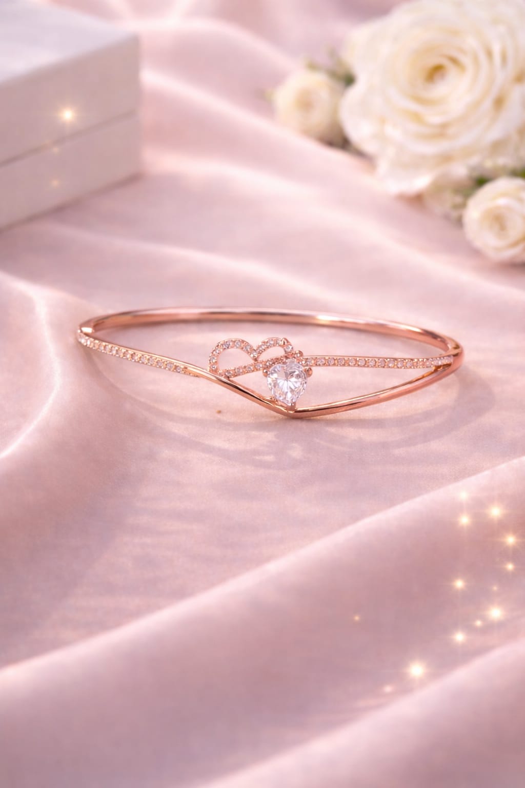 The Harmony Knot Double-Band Bangle