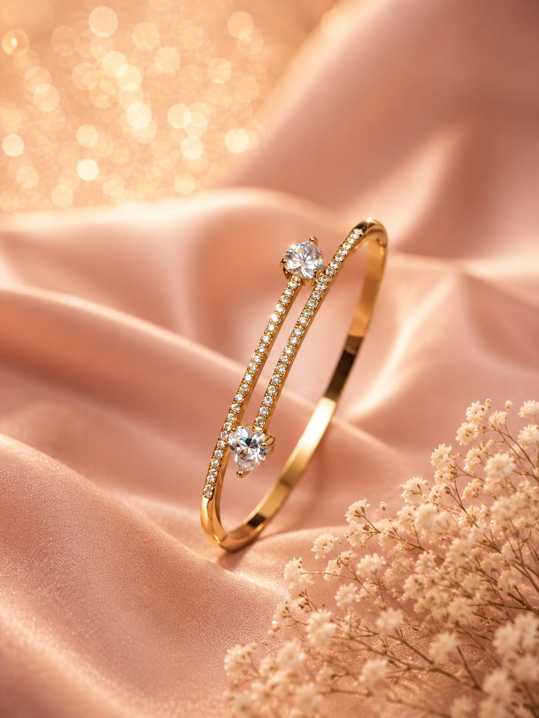 Premium Crocodile Bracelet – Golden | Stainless Steel PVD Coated
