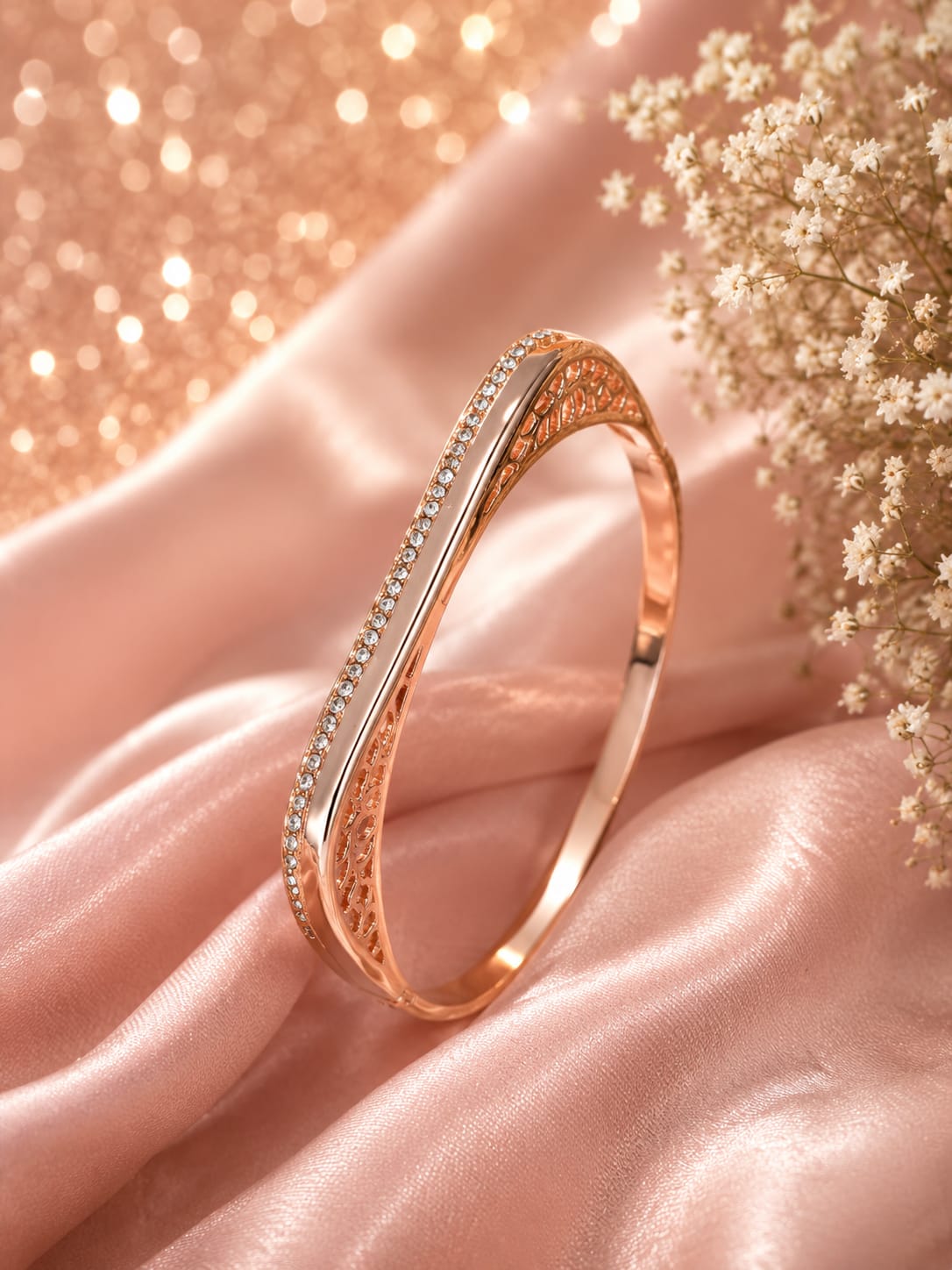 Premium Infinity Grace Bracelet – Gold | Stainless Steel PVD Coated
