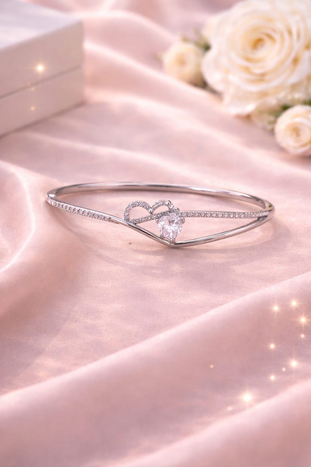 The Harmony Knot Double-Band Bangle