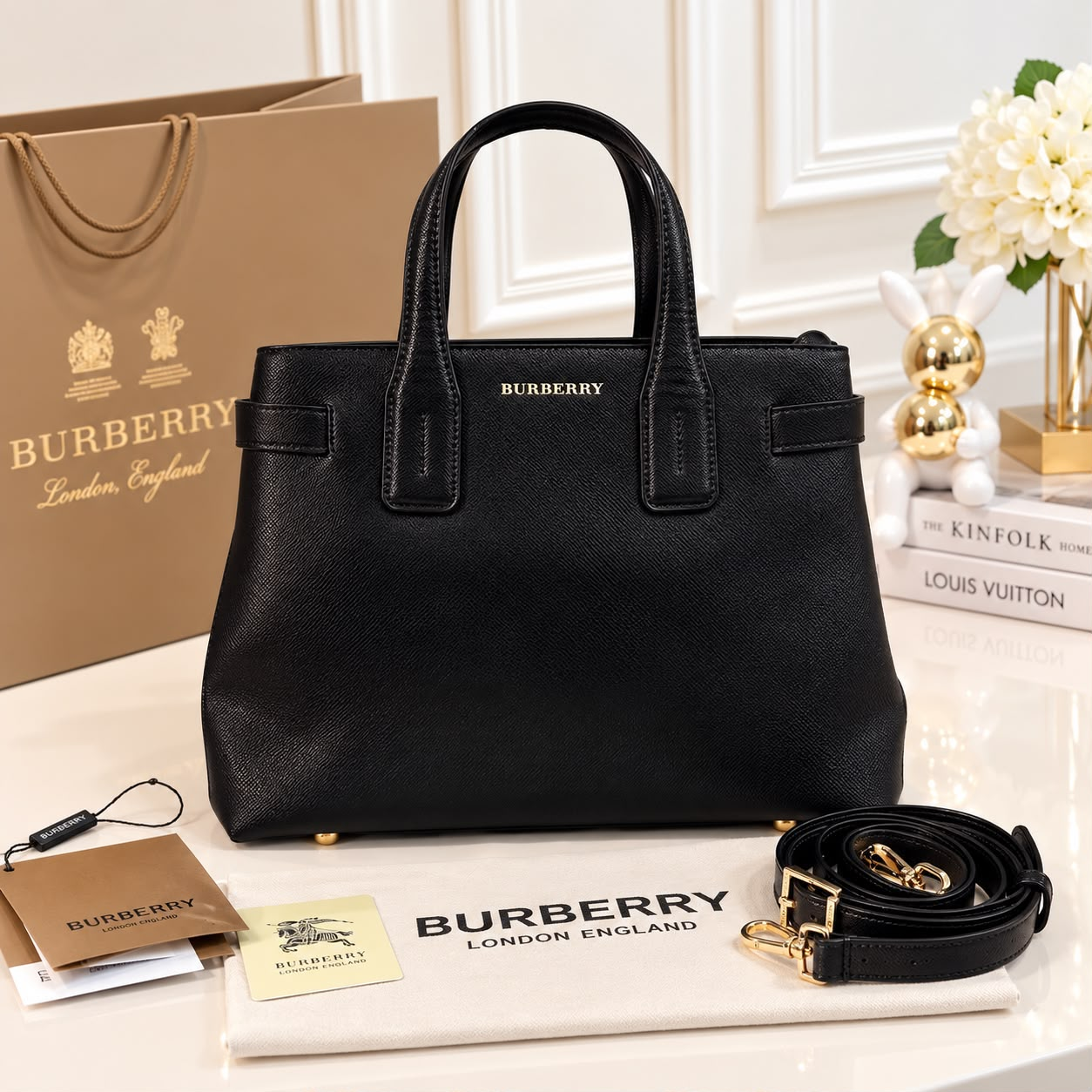 Burberry Prorsum Banner Style Luxury Handbag
